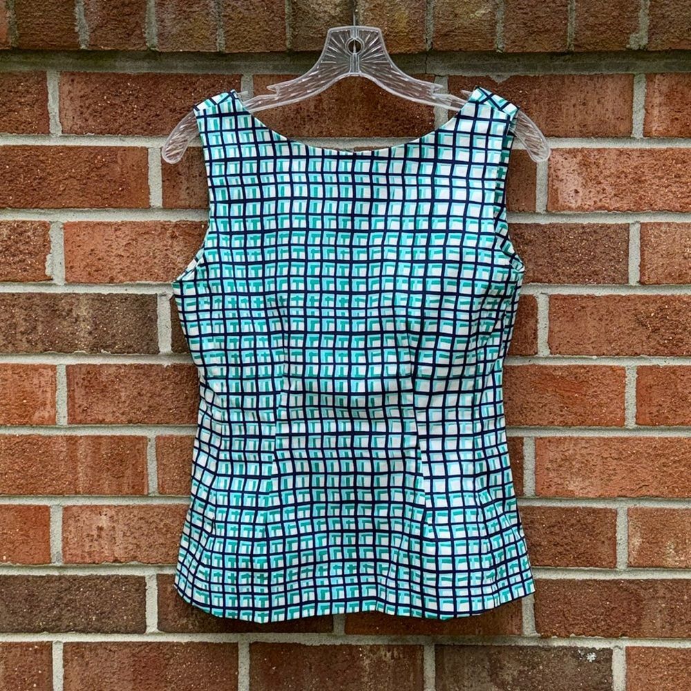 Kate Spade Tatiana Sleeveless Peplum Top sz Medium